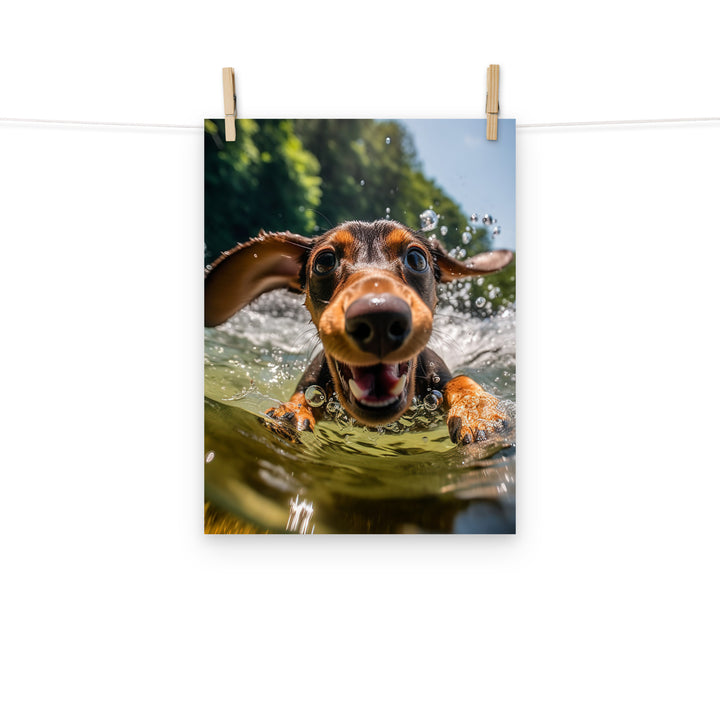 Dachshund Photo paper poster - PosterfyAI.com