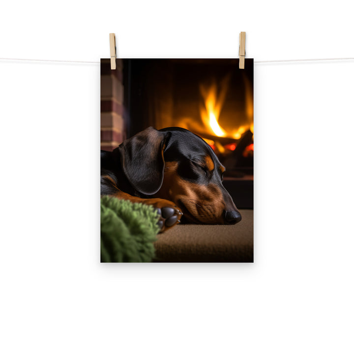 Dachshund Photo paper poster - PosterfyAI.com