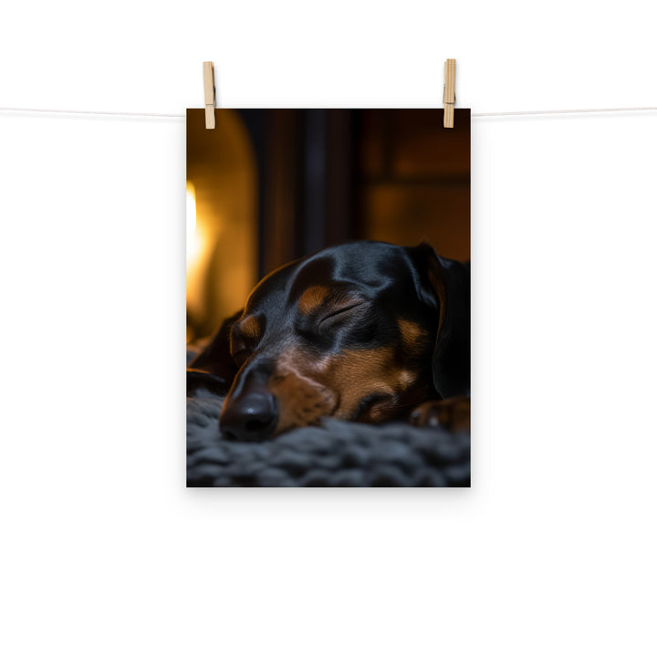 Dachshund Photo paper poster - PosterfyAI.com