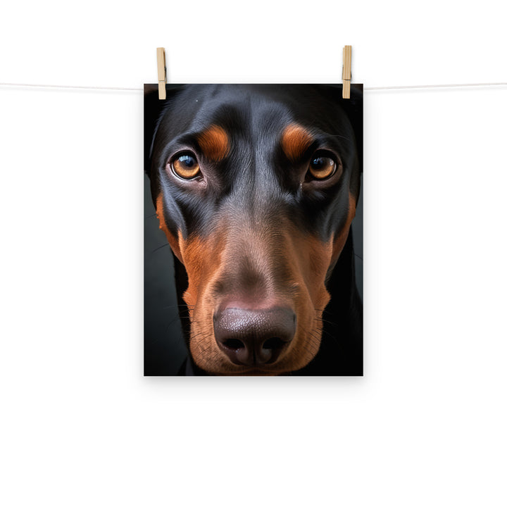 Doberman Photo paper poster - PosterfyAI.com