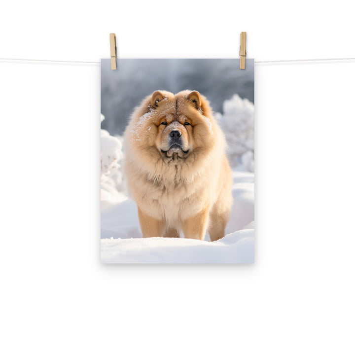 Chow Chow Photo paper poster - PosterfyAI.com