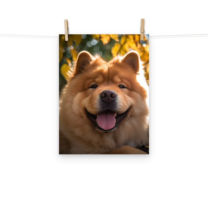 Chow Chow Photo paper poster - PosterfyAI.com