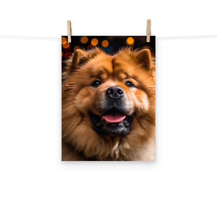 Chow Chow Photo paper poster - PosterfyAI.com