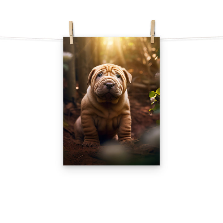 Shar Pei Photo paper poster - PosterfyAI.com
