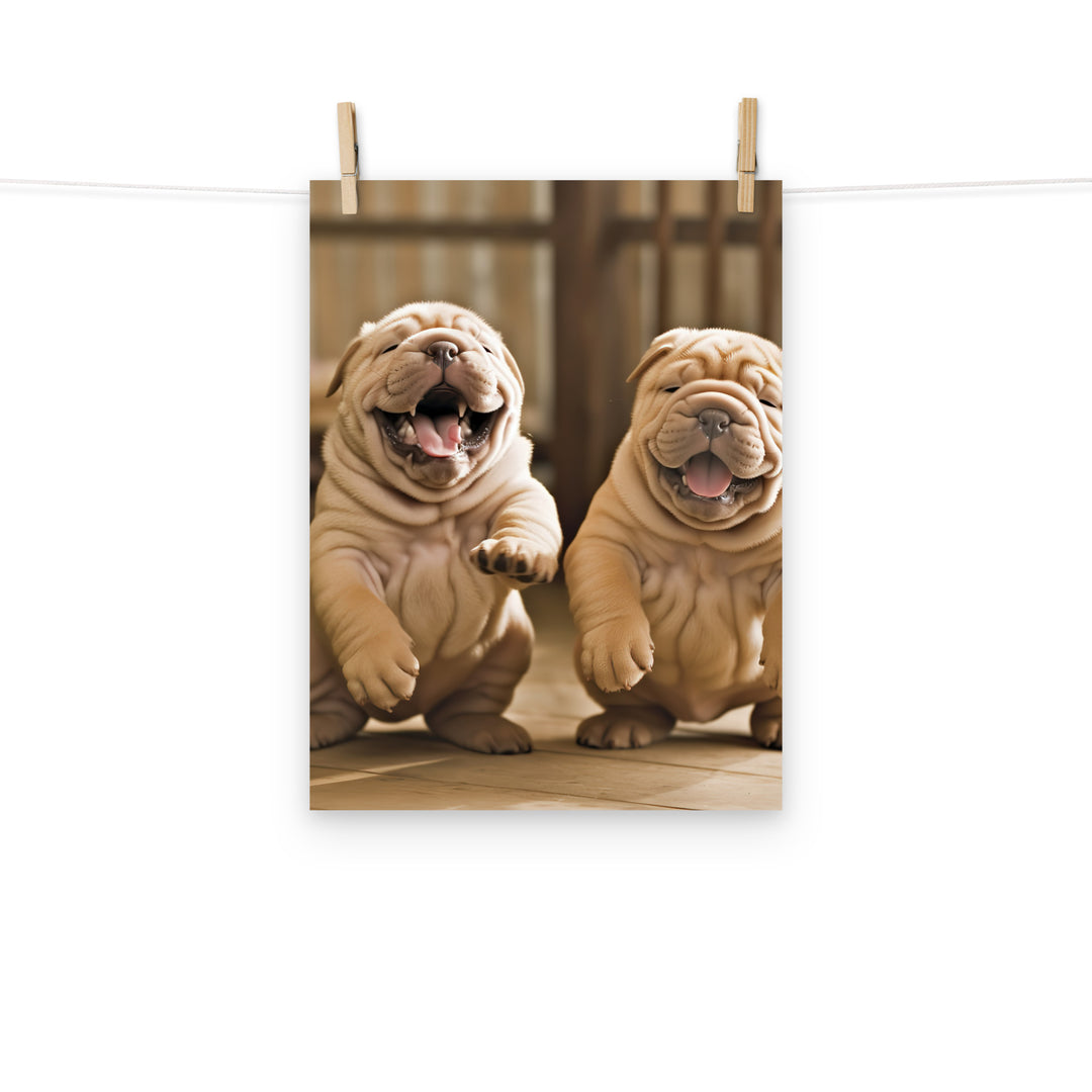 Shar Pei Photo paper poster - PosterfyAI.com