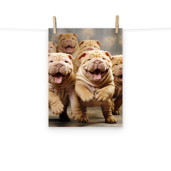 Shar Pei Photo paper poster - PosterfyAI.com
