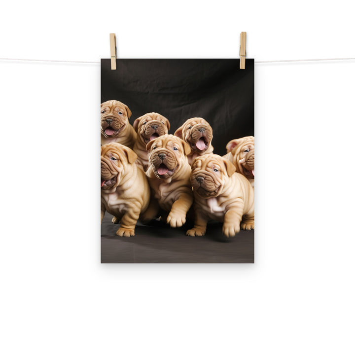 Shar Pei Photo paper poster - PosterfyAI.com