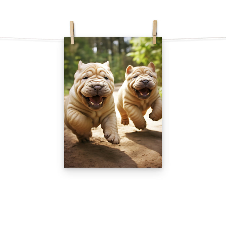 Shar Pei Photo paper poster - PosterfyAI.com