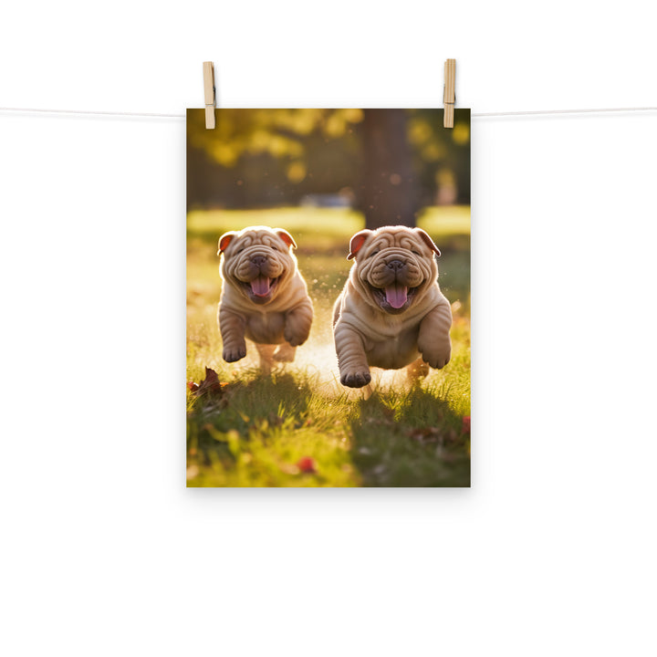 Shar Pei Photo paper poster - PosterfyAI.com