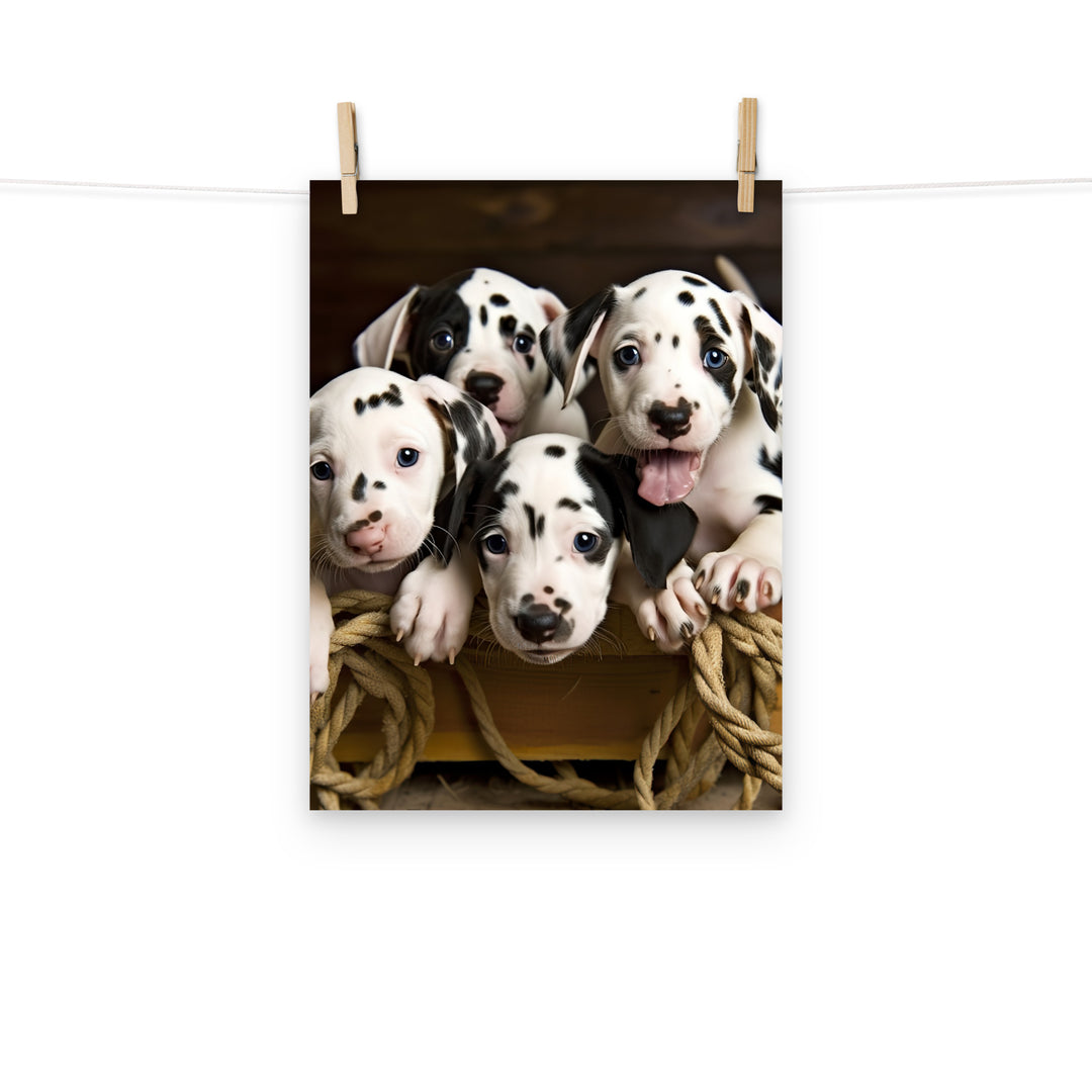 Dalmatian Photo paper poster - PosterfyAI.com
