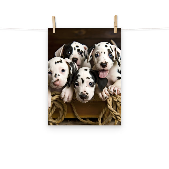 Dalmatian Photo paper poster - PosterfyAI.com