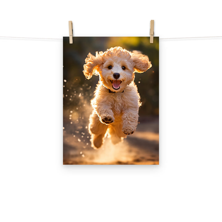 Poodle Photo paper poster - PosterfyAI.com