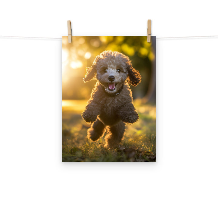 Poodle Photo paper poster - PosterfyAI.com