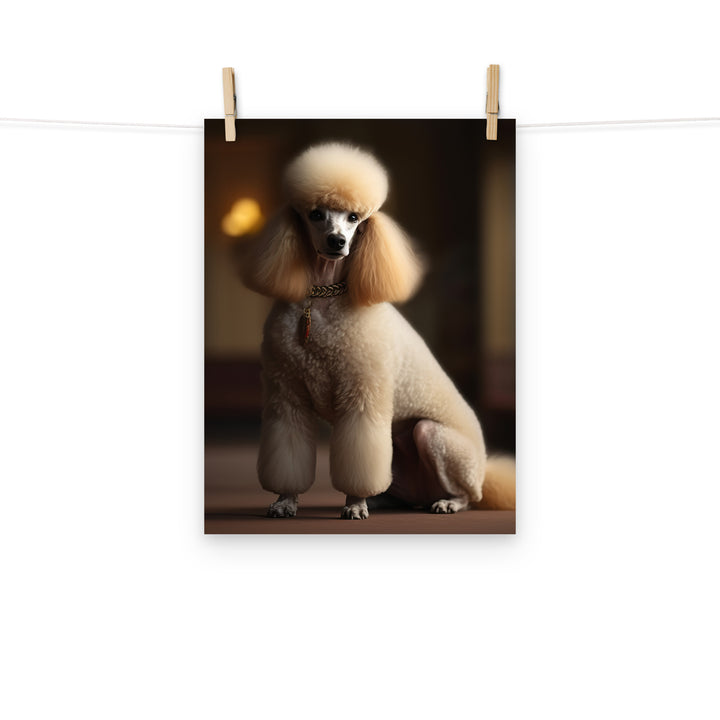 Poodle Photo paper poster - PosterfyAI.com