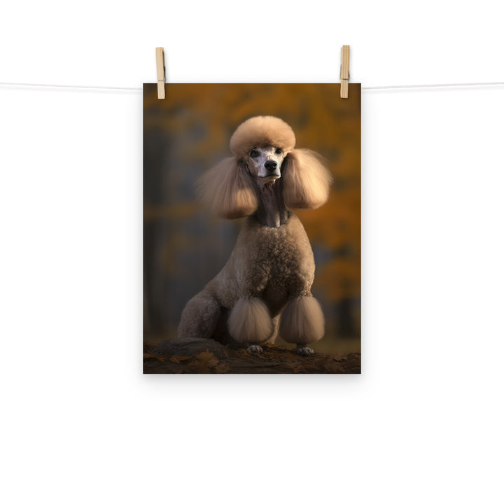 Poodle Photo paper poster - PosterfyAI.com