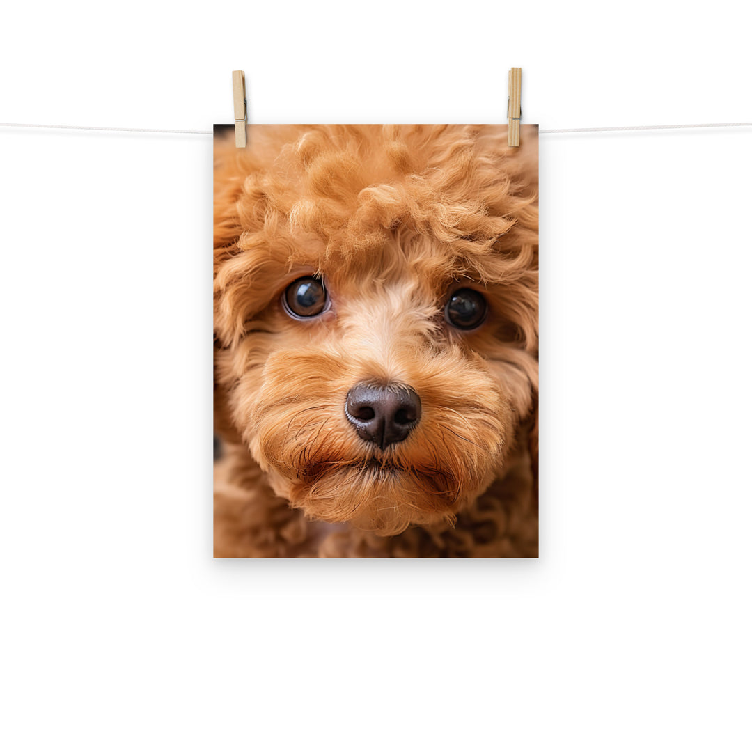 Poodle Photo paper poster - PosterfyAI.com