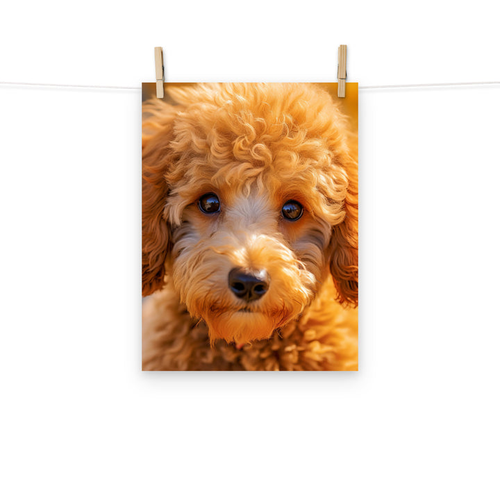 Poodle Photo paper poster - PosterfyAI.com