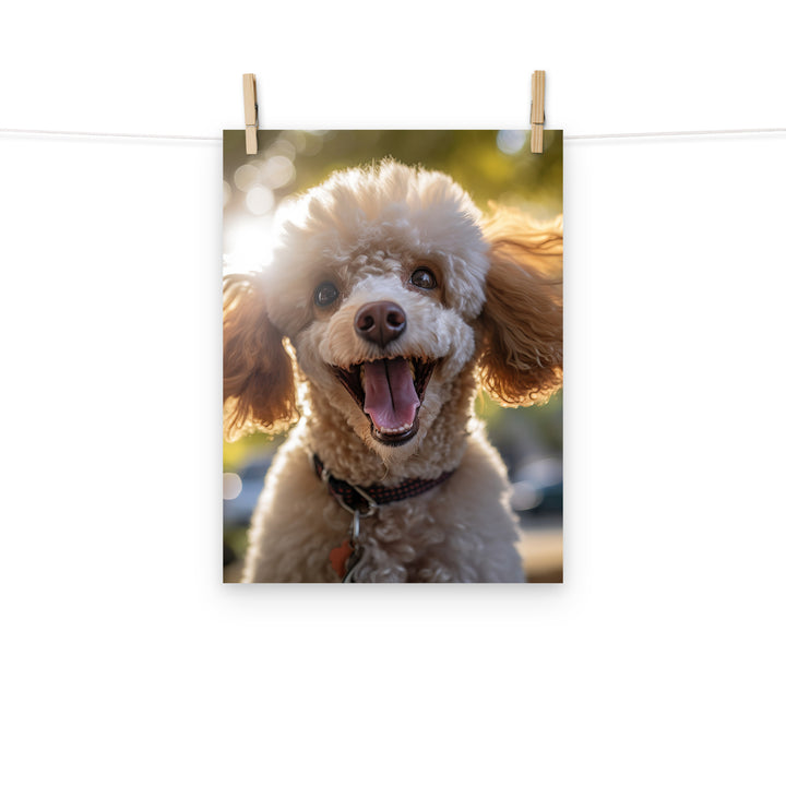Poodle Photo paper poster - PosterfyAI.com