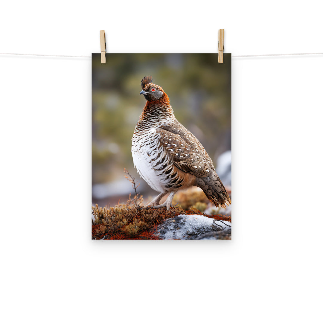 Grouse Photo paper poster - PosterfyAI.com