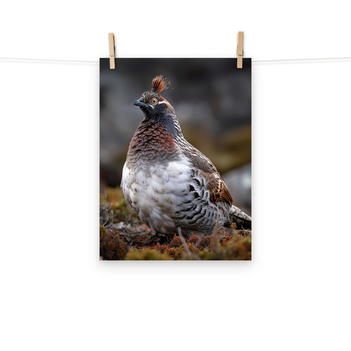 Grouse Photo paper poster - PosterfyAI.com