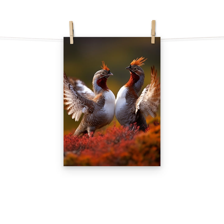 Grouse Photo paper poster - PosterfyAI.com
