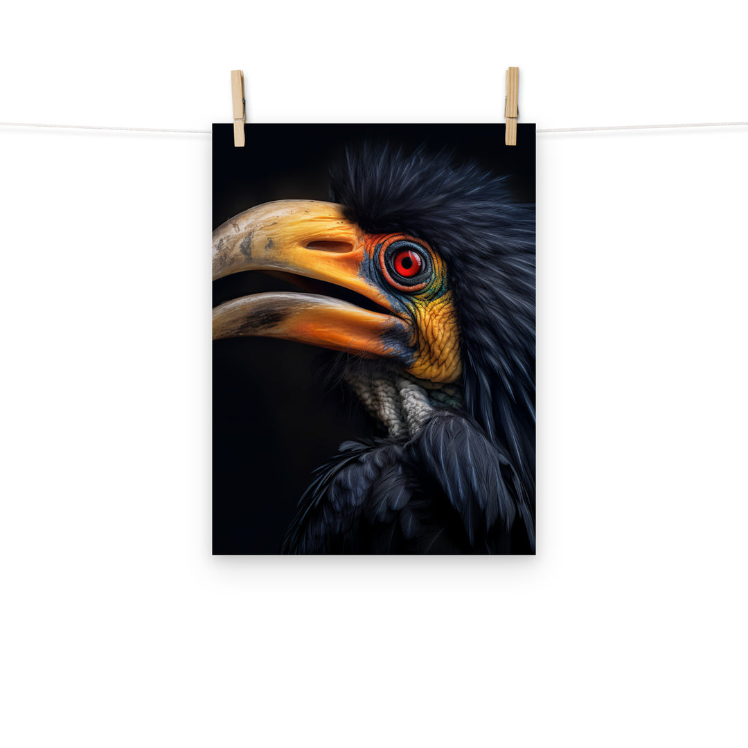 Hornbill Photo paper poster - PosterfyAI.com