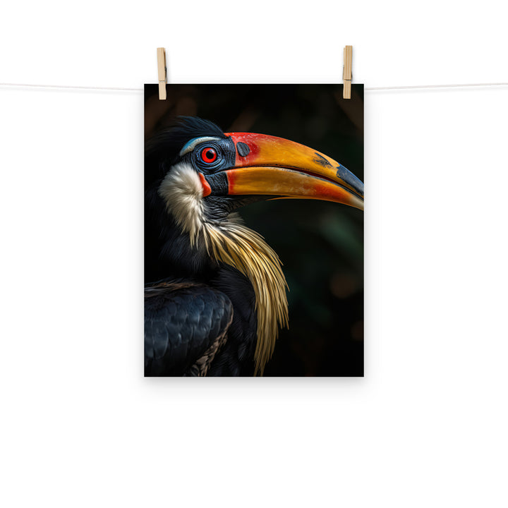Hornbill Photo paper poster - PosterfyAI.com