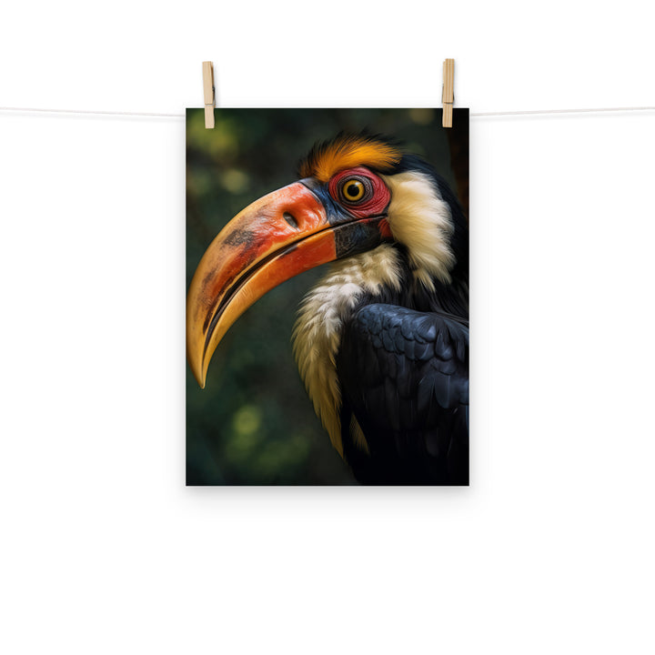 Hornbill Photo paper poster - PosterfyAI.com