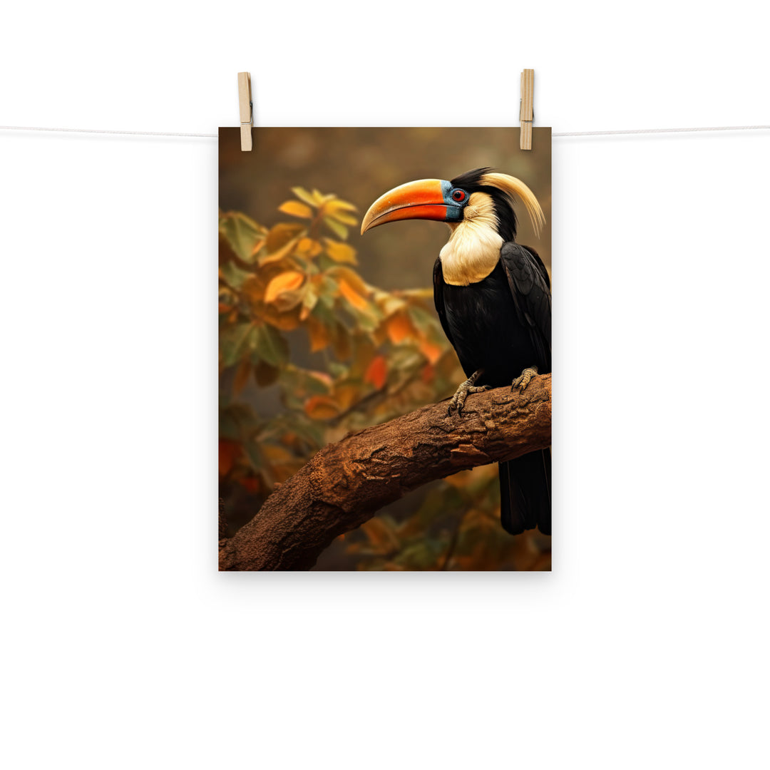 Hornbill Photo paper poster - PosterfyAI.com