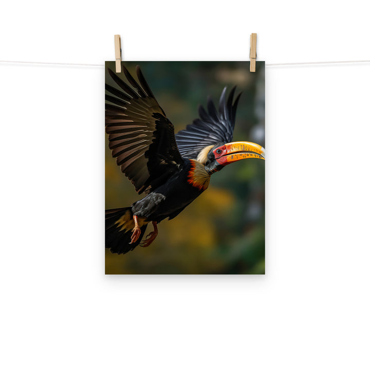 Hornbill Photo paper poster - PosterfyAI.com