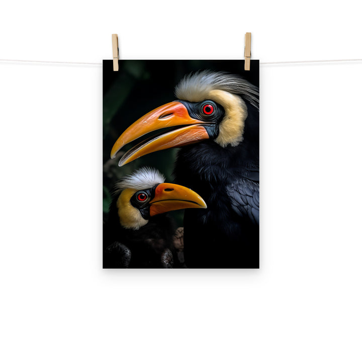 Hornbill Photo paper poster - PosterfyAI.com