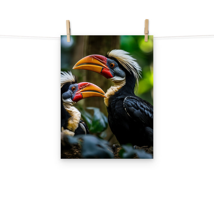 Hornbill Photo paper poster - PosterfyAI.com