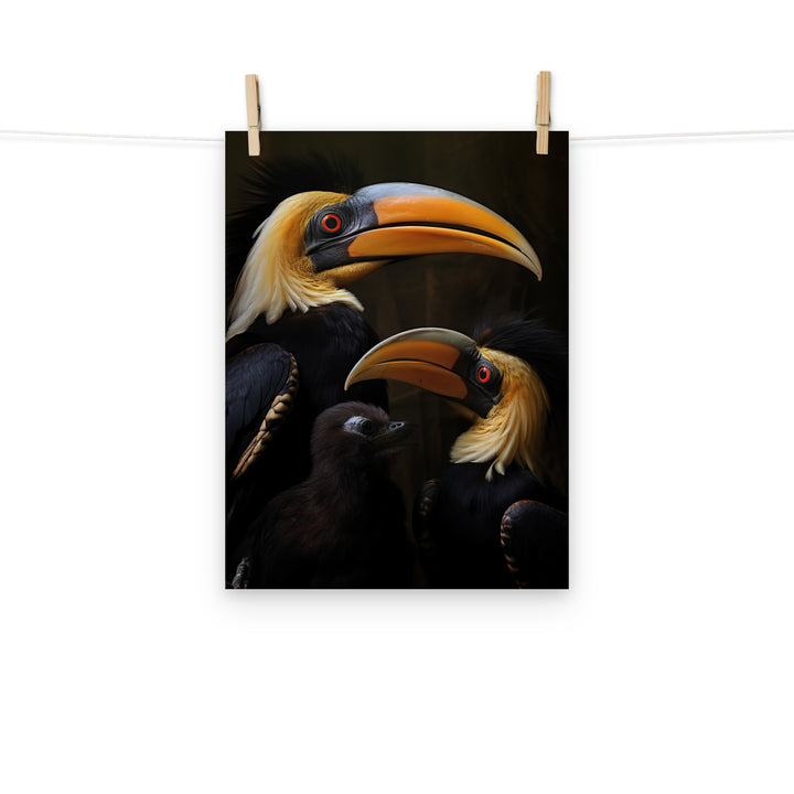 Hornbill Photo paper poster - PosterfyAI.com
