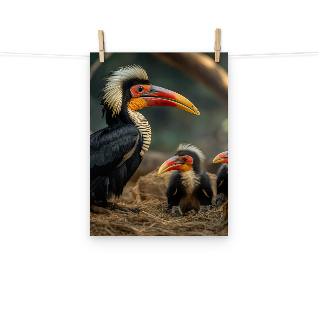 Hornbill Photo paper poster - PosterfyAI.com