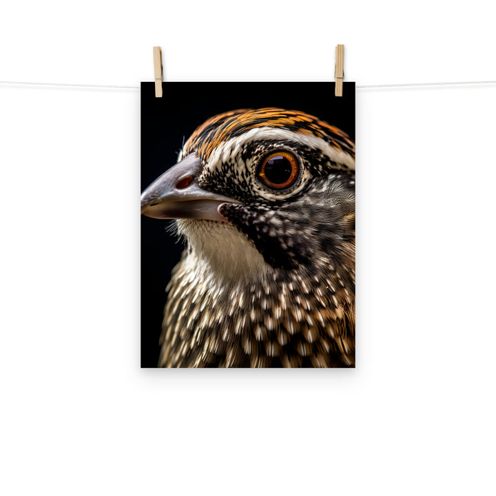 Quail Photo paper poster - PosterfyAI.com