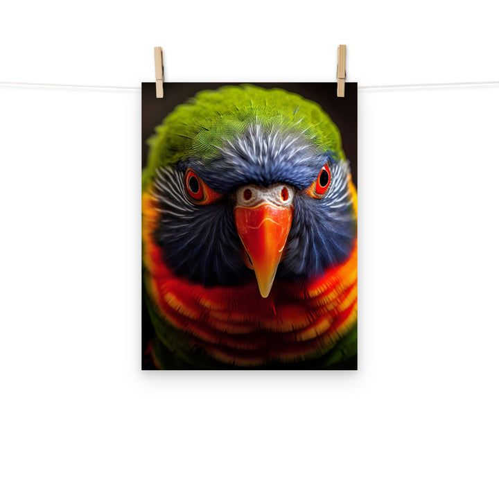 Lorikeet Photo paper poster - PosterfyAI.com