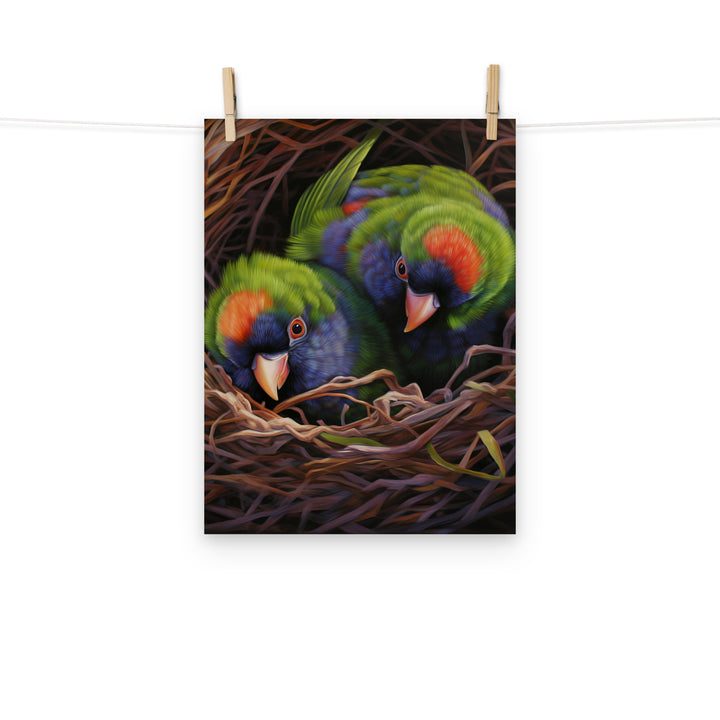 Lorikeet Photo paper poster - PosterfyAI.com