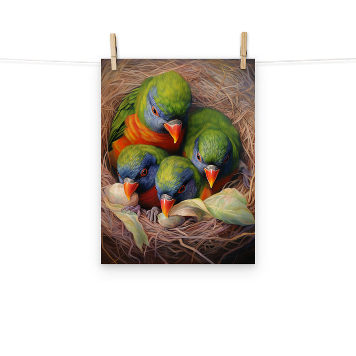 Lorikeet Photo paper poster - PosterfyAI.com