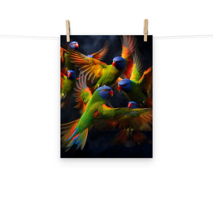 Lorikeet Photo paper poster - PosterfyAI.com