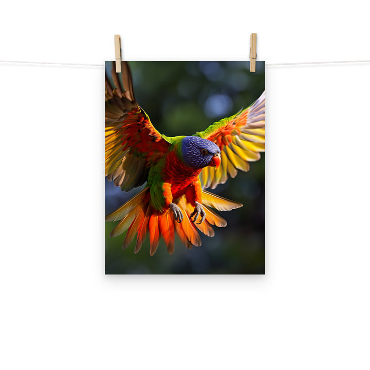 Lorikeet Photo paper poster - PosterfyAI.com