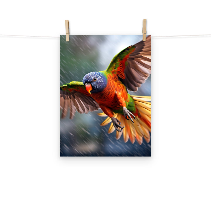 Lorikeet Photo paper poster - PosterfyAI.com