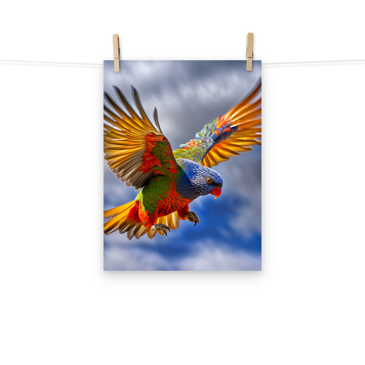 Lorikeet Photo paper poster - PosterfyAI.com