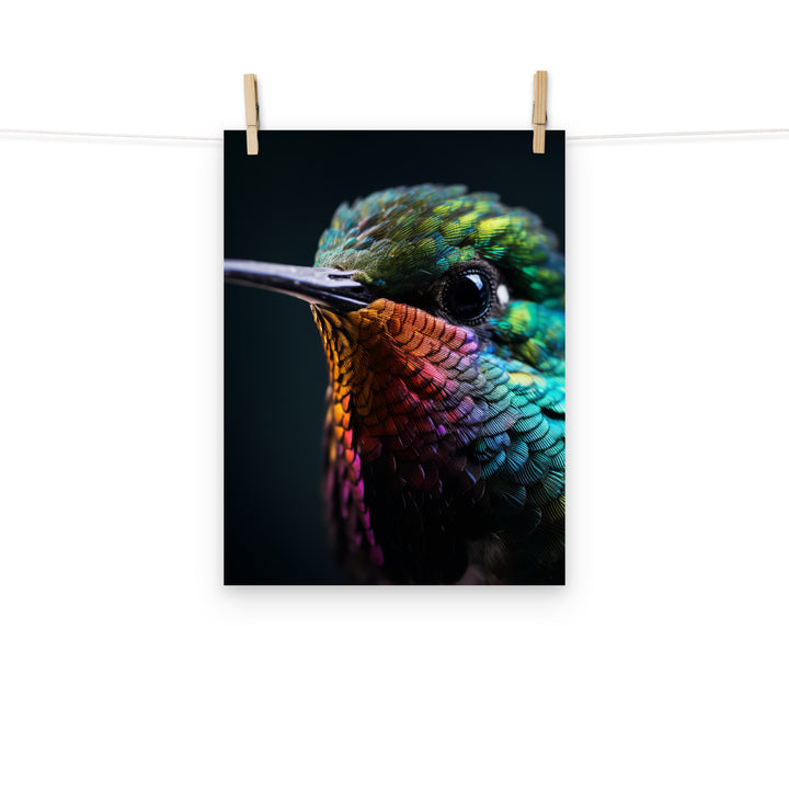 Hummingbird Photo paper poster - PosterfyAI.com
