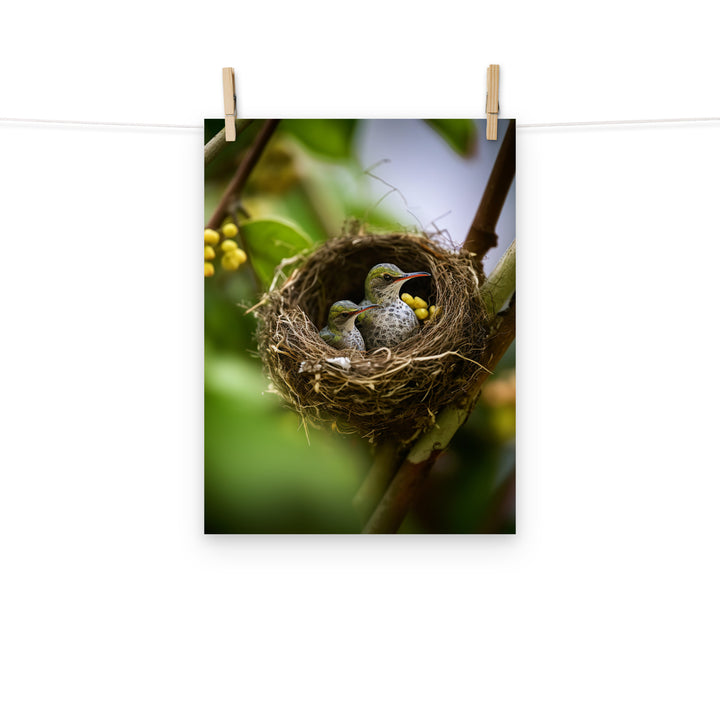 Hummingbird Photo paper poster - PosterfyAI.com