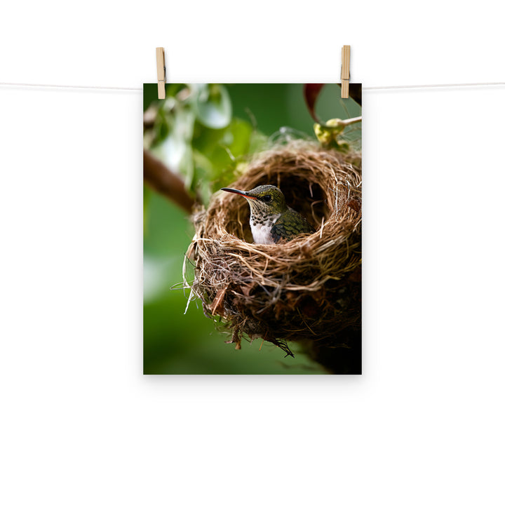 Hummingbird Photo paper poster - PosterfyAI.com