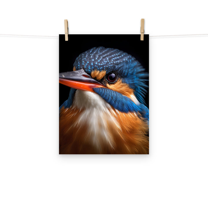 Kingfisher Photo paper poster - PosterfyAI.com