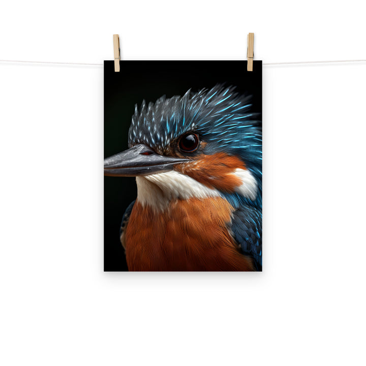 Kingfisher Photo paper poster - PosterfyAI.com