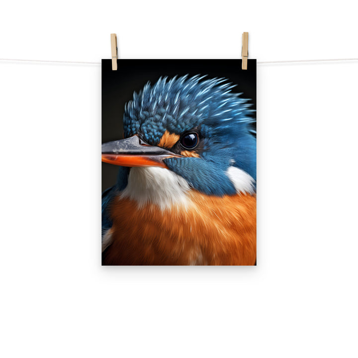 Kingfisher Photo paper poster - PosterfyAI.com