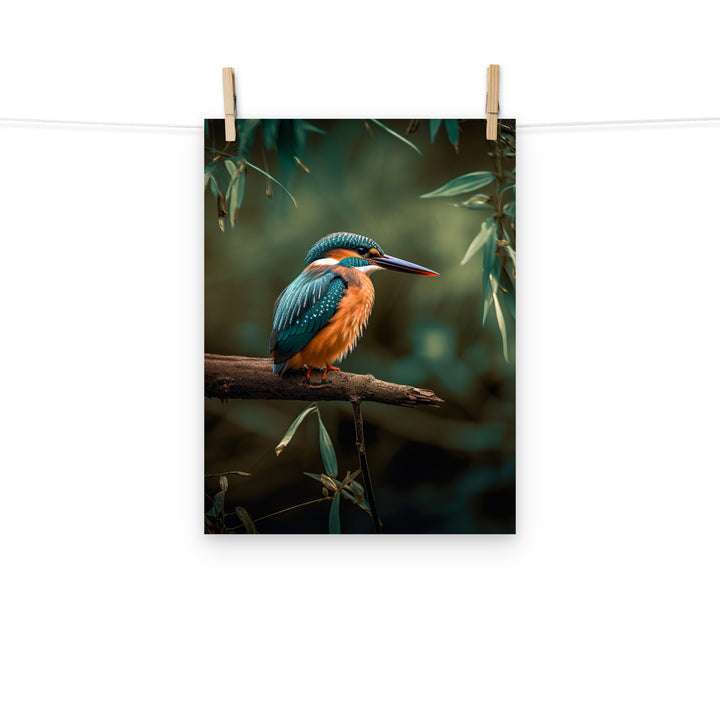 Kingfisher Photo paper poster - PosterfyAI.com