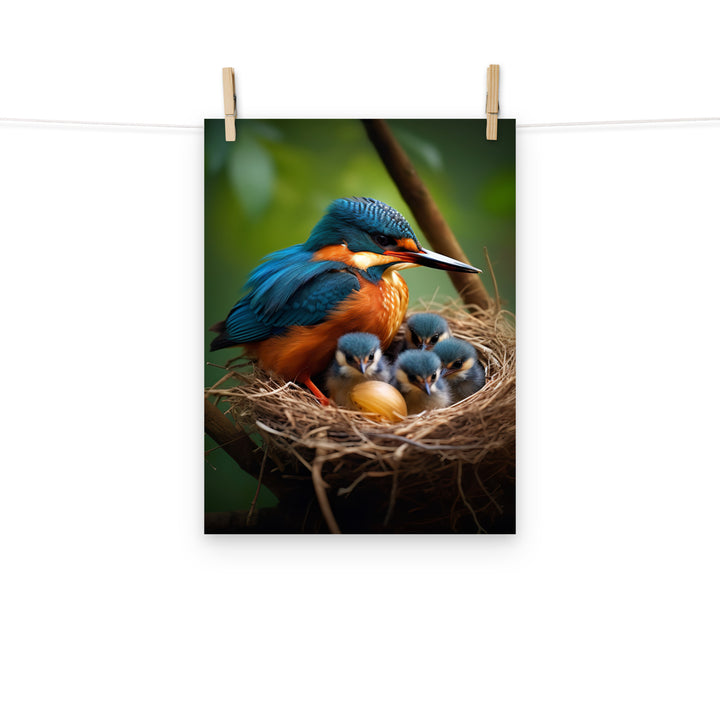 Kingfisher Photo paper poster - PosterfyAI.com